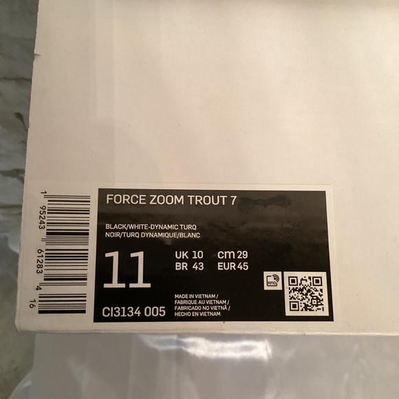 Nike Force Zoom Trout 7 Pro Men’s Baseball Cleats (NIB) - Picture 11 of 12